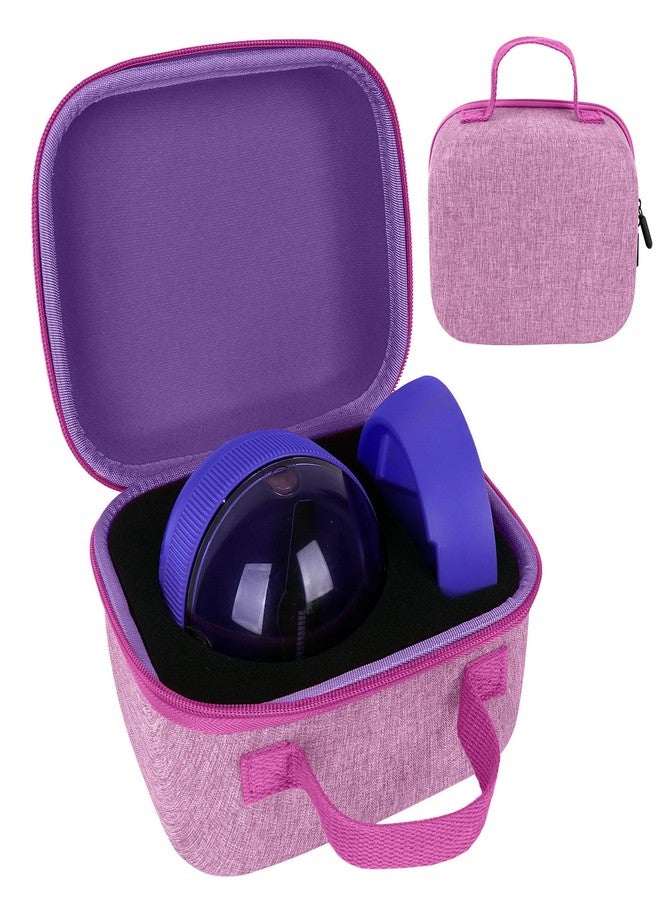 YouKnow Travel Case for Bitzee Hamster Ball Interactive Toy - Shockproof Storage Box with Custom Foam Insert & Carry Handle, Fits Electronic Pet Toy + Dock (Only Case) (Purple) - Image 1